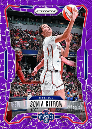 2026 Panini Prizm WNBA Basketball Base Purple Velocity Sonia Citron MOCK UP