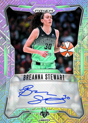 2026 Panini Prizm WNBA Basketball Signatures Mojo Prizmatrix Breanna Stewart MOCK UP