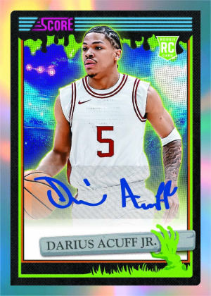 2026 Score-A-Treat Multi-Sport Base Holo Autographs Darius Acuff Jr MOCK UP 2026 Score-A-Treat Multi-Sport Base Holo Autographs Darius Acuff Jr MOCK UP