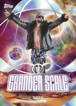 2026 Topps Universe WWE Grander Scale Seth Rollins MOCK UP 2026 Topps Universe WWE Grander Scale Seth Rollins MOCK UP
