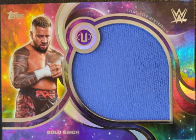 2026 Topps Universe WWE WWE Authentics Solo Sikoa 2026 Topps Universe WWE WWE Authentics Solo Sikoa