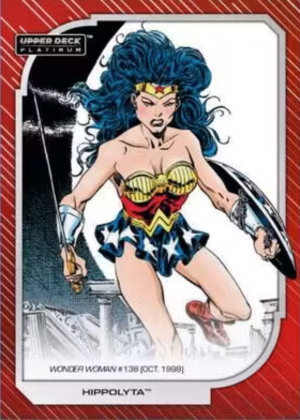 2026 Upper Deck Platinum DC Comics Base High Series Red Rainbow Hippolyta MOCK UP