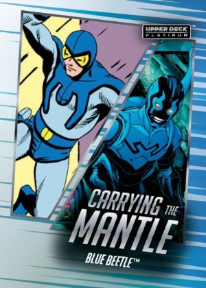 2026 Upper Deck Platinum DC Comics Carrying the Mantle Blue Beetle MOCK UP