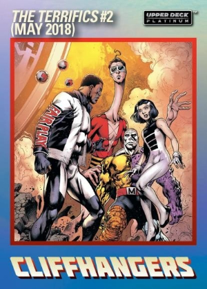 2026 Upper Deck Platinum DC Comics Cliffhangers The Terrifics MOCK UP