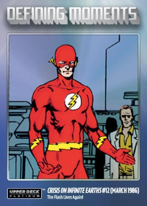 2026 Upper Deck Platinum DC Comics Defining Moments Flash MOCK UP
