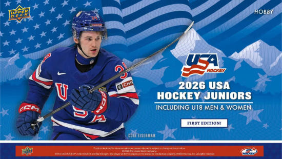 2026 Upper Deck Team USA Juniors Hockey