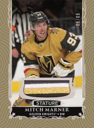 2025-26 Upper Deck Stature Hockey Base Gold Patch Mitch Marner MOCK UP 2025-26 Upper Deck Stature Hockey Base Gold Patch Mitch Marner MOCK UP
