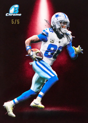 2026 Bowman Football Bowman Spotlights NFL Red Refractor Cee Dee Lamb MOCK UP 2026 Bowman Football Bowman Spotlights NFL Red Refractor Cee Dee Lamb MOCK UP