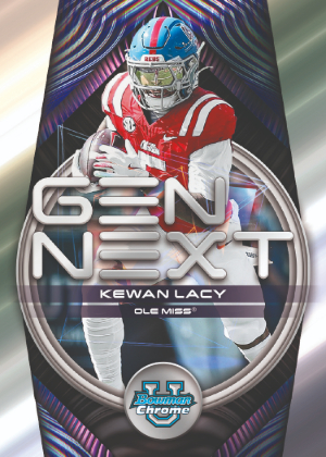 2026 Bowman Football Gen Next NIL Kewan Lacey MOCK UP 2026 Bowman Football Gen Next NIL Kewan Lacey MOCK UP