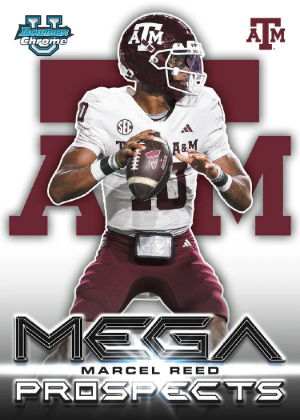 2026 Bowman Football Mega Prospects NIL Mojo Marcel Reed MOCK UP 2026 Bowman Football Mega Prospects NIL Mojo Marcel Reed MOCK UP