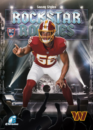 2026 Bowman Football Rockstar Rookies NFL Sonny Styles MOCK UP 2026 Bowman Football Rockstar Rookies NFL Sonny Styles MOCK UP