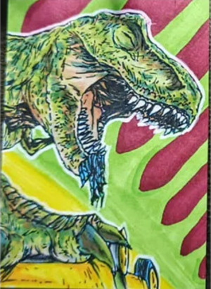 2026 Cryptozoic CZX Jurassic Park Dinosaur Sketch MOCK UP