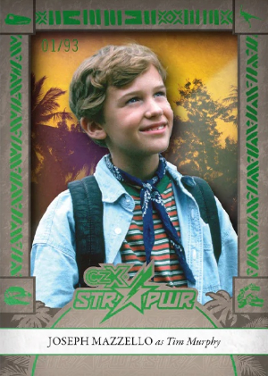 2026 Cryptozoic CZX Jurassic Park STR PWR Joseph Mazzello as Tim Murphy MOCK UP