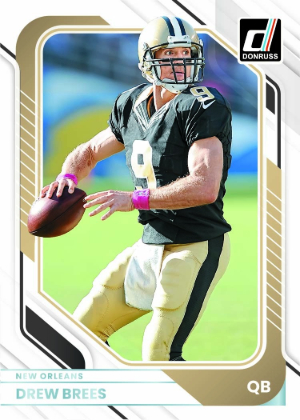 2026 Donruss Football Base Drew Brees MOCK UP 2026 Donruss Football Base Drew Brees MOCK UP