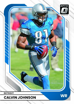 2026 Donruss Football Base Optic Calvin Johnson MOCK UP 2026 Donruss Football Base Optic Calvin Johnson MOCK UP