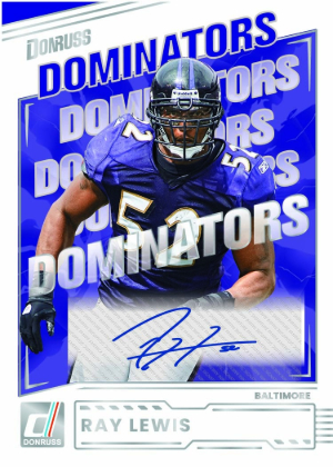 2026 Donruss Football Dominators Autographs Ray Lewis MOCK UP 2026 Donruss Football Dominators Autographs Ray Lewis MOCK UP