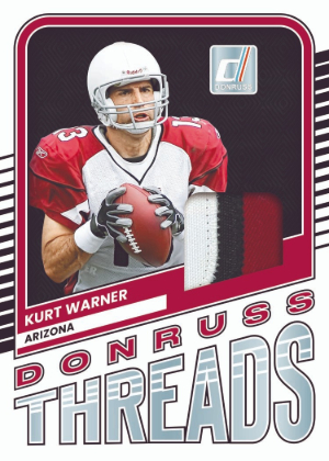 2026 Donruss Football Donruss Threads Kurt Warner MOCK UP 2026 Donruss Football Donruss Threads Kurt Warner MOCK UP
