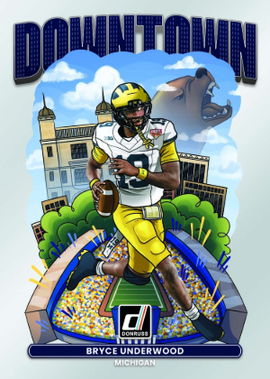 2026 Donruss Football Downtown Bryce Underwood MOCK UP 2026 Donruss Football Downtown Bryce Underwood MOCK UP