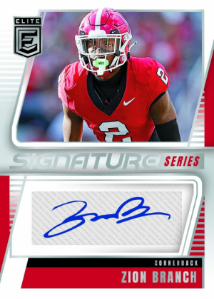 2026 Donruss Football Signature Series Zion Branch MOCK UP 2026 Donruss Football Signature Series Zion Branch MOCK UP