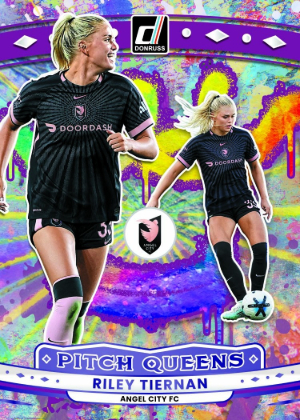 2026 Donruss NWSL Soccer Pitch Queens Riley Tiernan MOCK UP