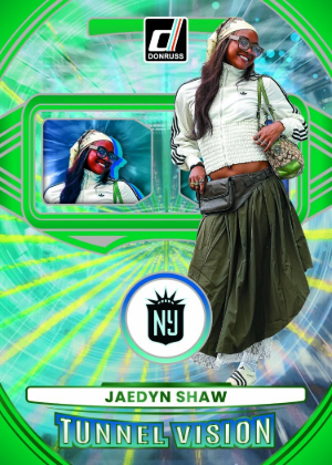 2026 Donruss NWSL Soccer Tunnel Vision Jaedyn Shaw MOCK UP