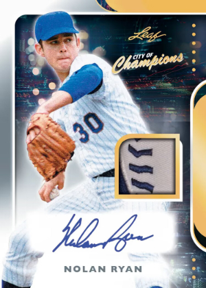 2026 Leaf City of Champions MultiSport Auto Memorabilia Nolan Ryan MOCK UP