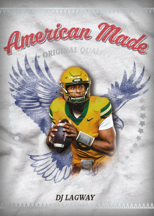 2026 Leaf Football American Made DJ Lagway MOCK UP