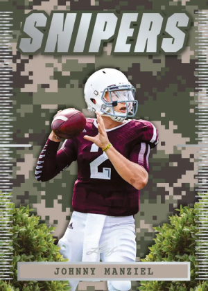 2026 Leaf Football Snipers Johnny Manziel MOCK UP