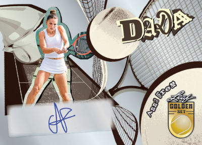 2026 Leaf Metal Golden Set Tennis Dada Auto Anna Frey MOCK UP 2026 Leaf Metal Golden Set Tennis Dada Auto Anna Frey MOCK UP