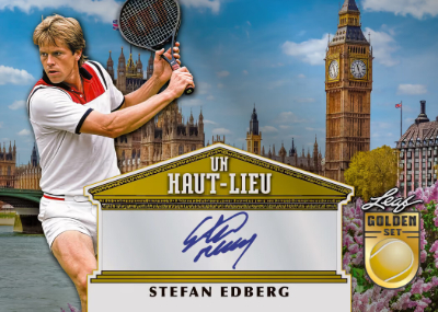 2026 Leaf Metal Golden Set Tennis Un Haut-Lieu Auto Stefan Edberg MOCK UP 2026 Leaf Metal Golden Set Tennis Un Haut-Lieu Auto Stefan Edberg MOCK UP