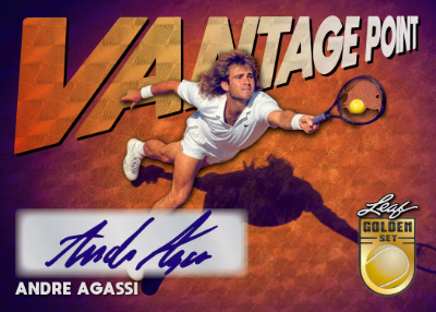 2026 Leaf Metal Golden Set Tennis Vantage Point Auto Andre Aggasi MOCK UP 2026 Leaf Metal Golden Set Tennis Vantage Point Auto Andre Aggasi MOCK UP