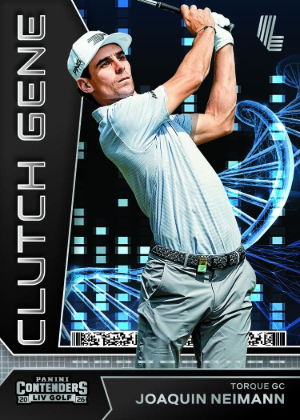 2026 Panini Contenders LIV Golf Clutch Gene Joaquin Neimann MOCK UP 2026 Panini Contenders LIV Golf Clutch Gene Joaquin Neimann MOCK UP