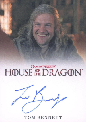 2026 Rittenhouse House of the Dragon Series 2 Canvas Auto Tom Bennett as Ulf 2026 Rittenhouse House of the Dragon Series 2 Canvas Auto Tom Bennett as Ulf