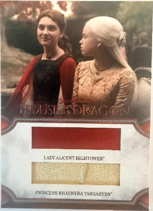 2026 Rittenhouse House of the Dragon Series 2 Dual Relics Alicent Hightower and Rhaenyra Targaryen 2026 Rittenhouse House of the Dragon Series 2 Dual Relics Alicent Hightower and Rhaenyra Targaryen