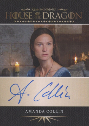 2026 Rittenhouse House of the Dragon Series 2 Gold and Black Auto Amanda Collin as Lady Jeyne Arryn 2026 Rittenhouse House of the Dragon Series 2 Gold and Black Auto Amanda Collin as Lady Jeyne Arryn