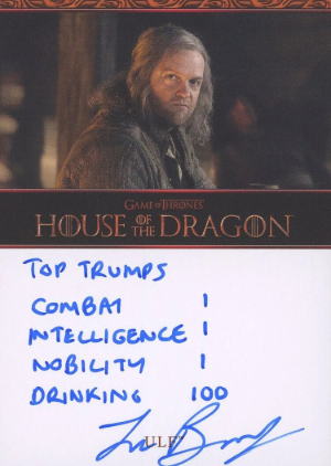 2026 Rittenhouse House of the Dragon Series 2 Inscription Auto Tom Bennett 2026 Rittenhouse House of the Dragon Series 2 Inscription Auto Tom Bennett