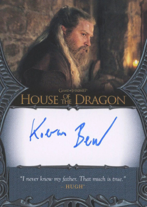 2026 Rittenhouse House of the Dragon Series 2 Quotable Auto Kieran Bew as Hugh 2026 Rittenhouse House of the Dragon Series 2 Quotable Auto Kieran Bew as Hugh