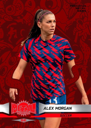 2026 Skybox Metal Universe SE MultiSport Base Precious Metal Gems Red Alex Morgan MOCK UP 2026 Skybox Metal Universe SE MultiSport Base Precious Metal Gems Red Alex Morgan MOCK UP