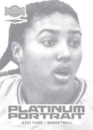 2026 Skybox Metal Universe SE MultiSport Platinum Portrait Azzi Fudd MOCK UP 2026 Skybox Metal Universe SE MultiSport Platinum Portrait Azzi Fudd MOCK UP