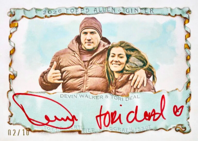 2026 Topps Allen Ginter Baseball Full-Size Dual Auto Devin Walker, Tori Deal MOCK UP 2026 Topps Allen Ginter Baseball Full-Size Dual Auto Devin Walker, Tori Deal MOCK UP