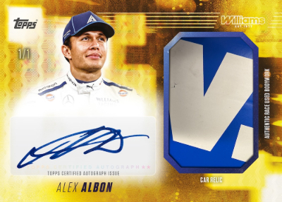 2026 Topps Atlassian Williams Racing Formula 1 Car Bodywork Auto Relics Gold Alex Albon MOCK UP 2026 Topps Atlassian Williams Racing Formula 1 Car Bodywork Auto Relics Gold Alex Albon MOCK UP