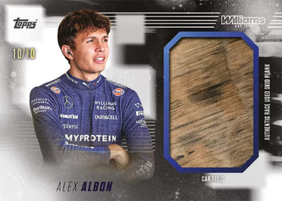2026 Topps Atlassian Williams Racing Formula 1 Skid Plank Relics Black Alex Albon MOCK UP 2026 Topps Atlassian Williams Racing Formula 1 Skid Plank Relics Black Alex Albon MOCK UP