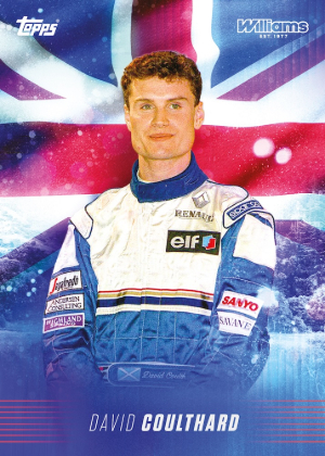 2026 Topps Atlassian Williams Racing Formula 1 Union Jack David Coulthard MOCK UP 2026 Topps Atlassian Williams Racing Formula 1 Union Jack David Coulthard MOCK UP