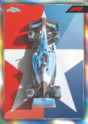 2026 Topps Chrome Formula 1 Racing Art Du Grand Prix USA MOCK UP