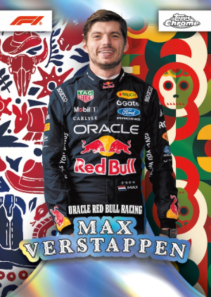 2026 Topps Chrome Formula 1 Racing Austin to Mexico City Max Verstappen MOCK UP