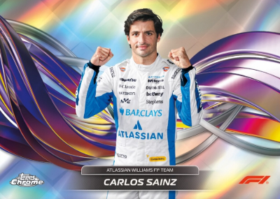 2026 Topps Chrome Formula 1 Racing Helix Carlos Sainz MOCK UP