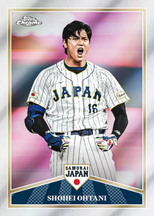 2026 Topps Chrome Samurai Japan Baseball Base Shohei Ohtani MOCK UP 2026 Topps Chrome Samurai Japan Baseball Base Shohei Ohtani MOCK UP