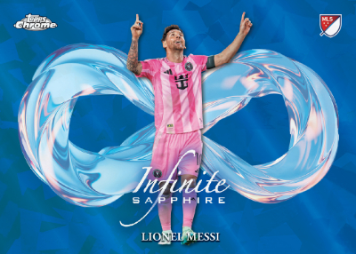 2026 Topps Chrome Sapphire MLS Infinite Sapphire Lionel Messi MOCK UP 2026 Topps Chrome Sapphire MLS Infinite Sapphire Lionel Messi MOCK UP