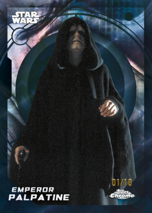 2026 Topps Chrome Sapphire Star Wars Base Black Sapphire Emperor Palpatine MOCK UP 2026 Topps Chrome Sapphire Star Wars Base Black Sapphire Emperor Palpatine MOCK UP