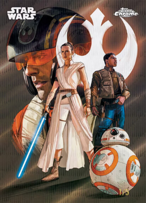 2026 Topps Chrome Star Wars Factions Wave Refractor Resistance MOCK UP 2026 Topps Chrome Star Wars Factions Wave Refractor Resistance MOCK UP